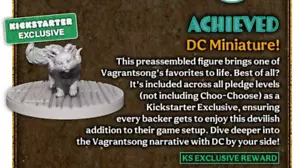 Vagrantsong Kickstarter Exclusive DC Miniature - NEW - Picture 1 of 2