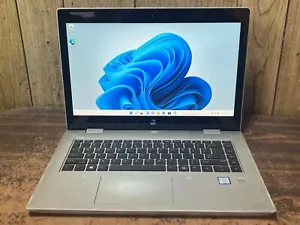 HP ProBook 640 G5 14" FHD Touch Win 11 PRO Laptop i5-8365u 8GB 256GB SSD USB-C C - Afbeelding 1 van 12