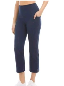 NEW Jockey Women's Moisture Wicking Yoga Capri Legging Size Small Dark Blue  - Picture 1 of 2
