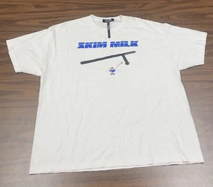 Skim Milk Night Stick White Blue Graphic T Shirt Sz Xl - Picture 1 of 8