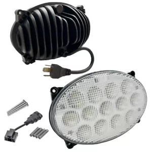 7.1" Oval 65W Led Hood Light - Hi/Lo For John Deere Sprayers: 4720, 4730, 4830 - Imagen 1 de 13