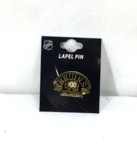 NHL Boston Bruins 100th Anniversary Pin Centennial Team Issue FREESHIP - Picture 1 of 2