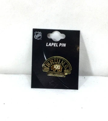 NHL Boston Bruins 100th Anniversary Pin Centennial Team Issue FREESHIP - Image 1 of 2