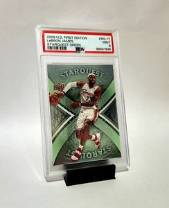 Lebron James 2008 Upper Deck Starquest Green PSA 9 Rare Insert - Picture 1 of 2
