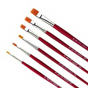 Ben Nye Custom Flat Brush Set 6 Brushes - Picture 1 of 1