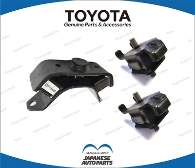 Toyota AE86 Levin Trueno Corolla cp 4AGE Zenki Kouki Engine Mount Set TRD - Image 1 of 4