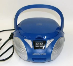 Blue MAGNAVOX MD6924-BL Portable Top Loading CD Boombox AM/FM Stereo Radio - Picture 1 of 3