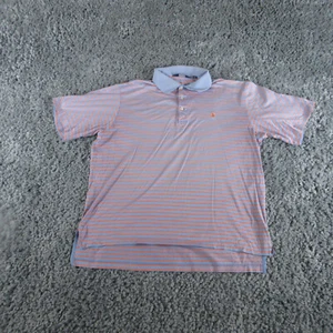 Polo Golf Ralph Lauren Shirt Mens Large Blue Striped Short Sleeve Pima Cotton - Imagen 1 de 13