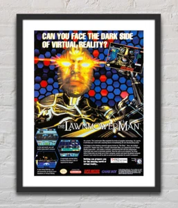 The Lawnmower Man Nintendo SNES Game Boy Glossy Proom Ad Poster Unframed G2381 - Picture 1 of 4