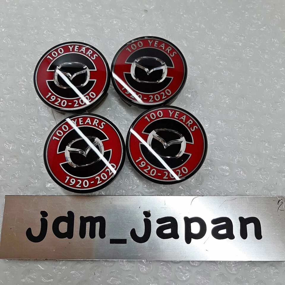 Juego de 4 tapacubos centrales para rueda Mazda MX-5 MIATA 100 aniversario genuinos JDM OEM nuevos Foto 1 de 4