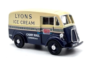 CR 1:76 Blue Morris J Ice Cream Truck London Model Diecast Metal Car - Picture 1 of 5