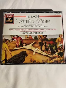 Otto Klemperer - J.S. Bach Matthaus Passion EMI Remastered 3CD SET Switzerland - Picture 1 of 3