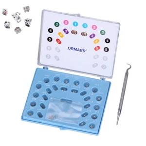 Dental Orthodontic Self-Ligating Bracket Roth/MBT 022 Movable Hook & Buccal Tube - Picture 1 of 8