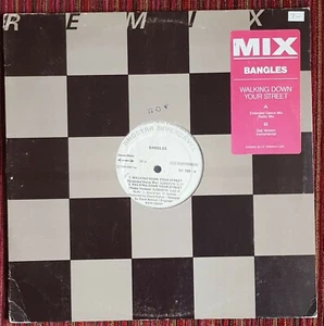 BANGLES WALKING DOWN  4 VERSIONS VERY RARE 12 INCH BRAZIL PROMOTIONAL MIX SINGLE - Picture 1 of 2