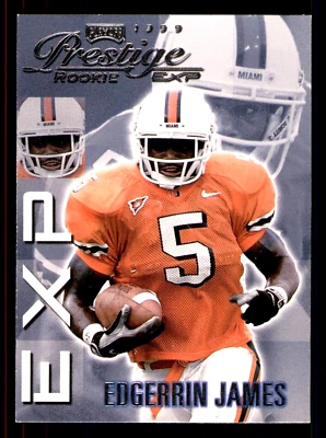 1999 Playoff Prestige EXP - Edgerrin James #EX37 (RC) - Image 1 of 2