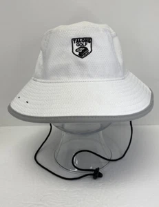 New Era White Golf Bucket Hat Talons Golf Course Ankeny, Iowa w/ Drawcord- EUC - Picture 1 of 5