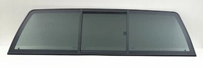 Fits 99-06 GMC Sierra 07 Classic Pickup Manual Slider Back Window Glass Rear Foto 1 de 4