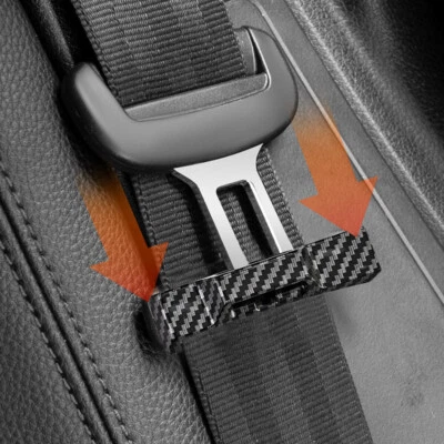1x Car Seat Belt Holder Stabilizer Fastener Fixed Clip Buckle Safety Belt Adjust - Image 1 of 4