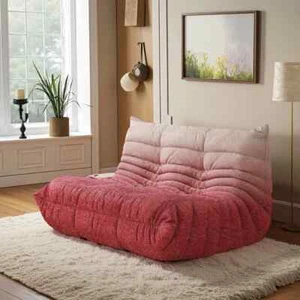 Tatami Caterpillar Lazy Sofa Gradient-colored Sofa Beanbag Chair Fireside Chair - Picture 1 of 18