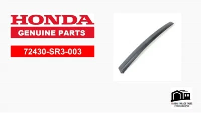 Honda OEM 72430-SR3-003 Civic 2 puertas 3 puertas pasajero puerta lateral pilar moldura 1992-1995 Foto 1 de 4