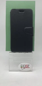 Cover casa a Portafoglio per Huawei Honor 4C Rigida Ecopelle Nera - Foto 1 di 4