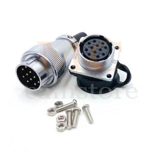 WS24 10A 12Pin Aviation Waterproof Connector,Industrial Power Connector - Picture 1 of 6