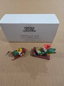Department 56 North Pole Series Testing The Toys #56057 - Picture 1 of 9