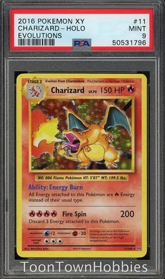 PSA 9 Pokemon - Charizard 11/108 Holo - XY Evolutions - Image 1 of 2