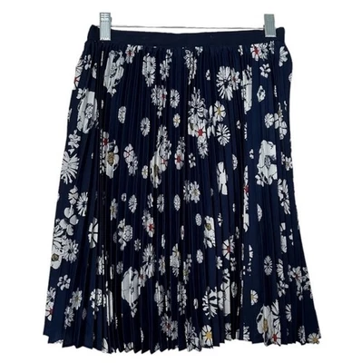 Jason WU для целевой юбки плиссированные темно-синий Cottagecore цветочный женский размер 2 - Изображение 1 из 4