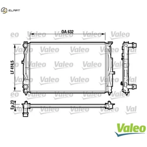 RADIATOR ENGINE COOLING 732811 FOR SKODA VW AUDI A4/S4 A6/S6 AZM 2.0LBPZ 1.9L A4 - Picture 1 of 9
