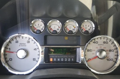 F250 Super Duty 2009-2010 OE velocímetro calibre grupo 139 k millas Ford Foto 1 de 4