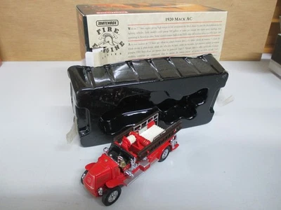 MATCHBOX Models of Yesteryear: Fire Engine YFE01 Mack AC in OVP - Bild 1 von 2