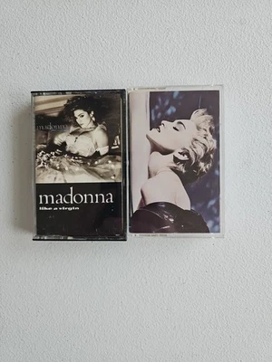 MADONNA Cassette Tape Lot x2 | Like A Virgin + True Blue | TESTED Foto 1 de 3