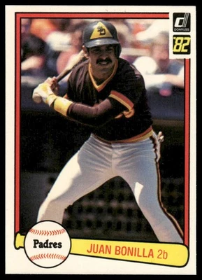1982 Donruss #220 Juan Bonilla RC San Diego Padres - Image 1 of 2