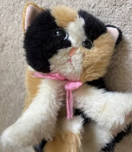 Kätzchen Kätzchen von DSI Toys Calico Katze schnurrendes Spielzeug 2000 schwarz Ingwer - Bild 1 von 5