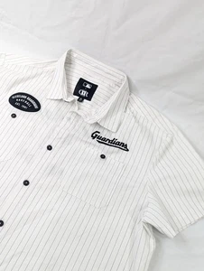 Cleveland Guardians Darius Rucker Shirt Mens XL Pinstripe Mechanic Shirt MLB - Picture 1 of 8