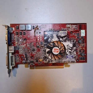 Vintage Rare Red Sapphire Radeon X800GT 256mb DDR3 PCIE - Zdjęcie 1 z 12