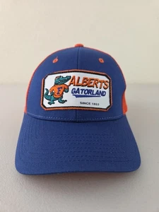 Florida Gators Alberts Gatorland Zephyr Ball Cap Snap Back Hat Blue Orange - Picture 1 of 10