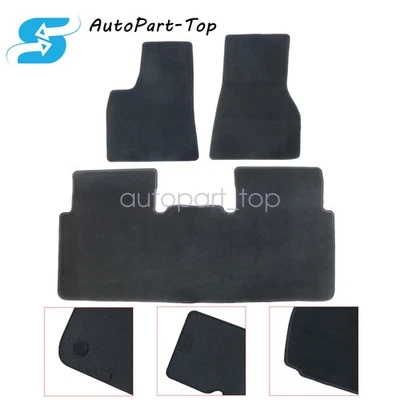 Alfombrillas de terciopelo alfombra para Tesla Model S 2012 2013 2014 2015 2016 2018 3x Foto 1 de 4