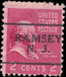 Zgrill89 US Stamp-Sc#806 Precancel RAMSEY N.J - Picture 1 of 2