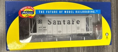 Athearn RTR HO Scale ATH87634 40’ 2600 CF Airslide Early Santa Fe Nuevo en caja Foto 1 de 3