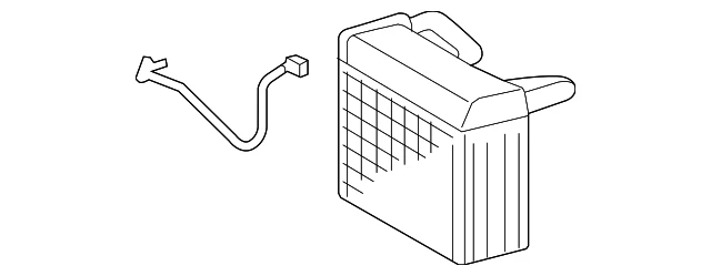 Núcleo evaporador original Mercedes-Benz 163-830-00-58 Foto 1 de 3