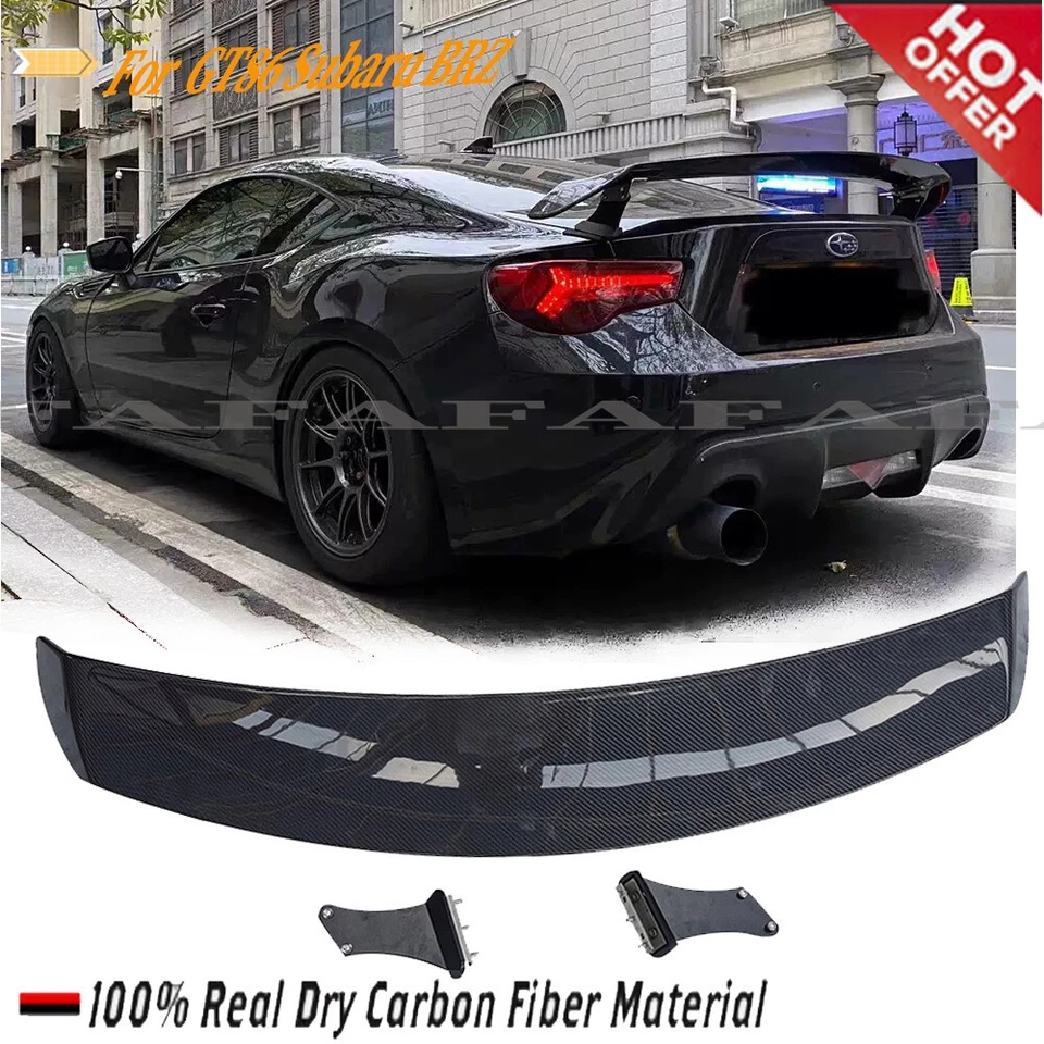 Carbono para 2013-20 Scion FRS GT86 Subaru BRZ fibra maletero alerón ala estilo sardo Foto 1 de 4