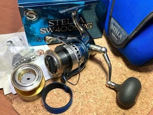 Shimano Stella SW 4000PG Spinning Reel T Handle Spare Parts Used Japan - Picture 1 of 10