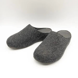 FitFlop Shuv Felt Clogs Comfort Slip On Shoe Dark Gray Womens US 10 - Picture 1 of 8