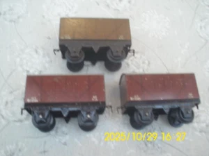 Hornby O Gauge No 30 BR Goods Van  x 3 no. 755480 - Picture 1 of 5