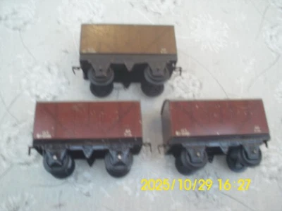 Hornby O Gauge No 30 BR Goods Van  x 3 no. 755480 - Image 1 of 4