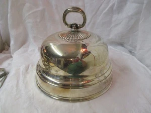 Antique 1824-1838 Henry Kindberg Paris Silver Plated Dome Lid Monogram - Picture 1 of 5