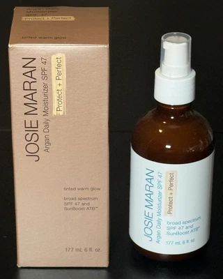 Josie Maran Argan Daily Moisturizer SPF 47 Protect + Perfect ~ 6 fl oz ~ 11/2025 - Image 1 of 4