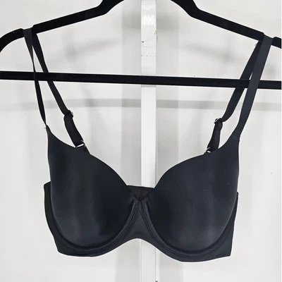 Ambrielle Mujer Talla 34C Cobertura Completa Diaria Camiseta Sujetador Negro Sólido Foto 1 de 4